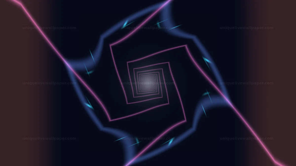 Watermarked thumbnail for Neon Portal Symbol Animation Seamless Loop