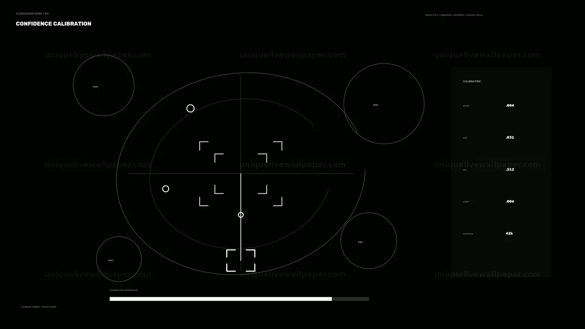 Watermarked thumbnail for AI Confidence Calibration HUD Seamless Loop