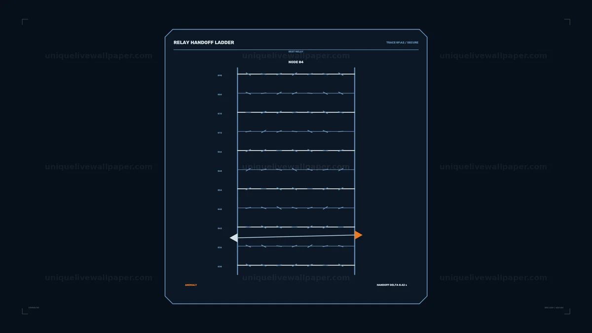 Futuristic Relay Handoff Data HUD