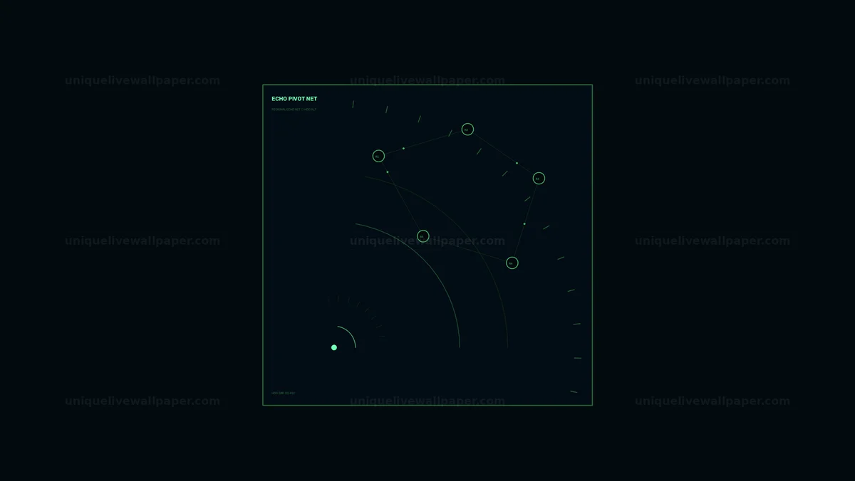 Network Monitoring Data HUD Seamless Loop
