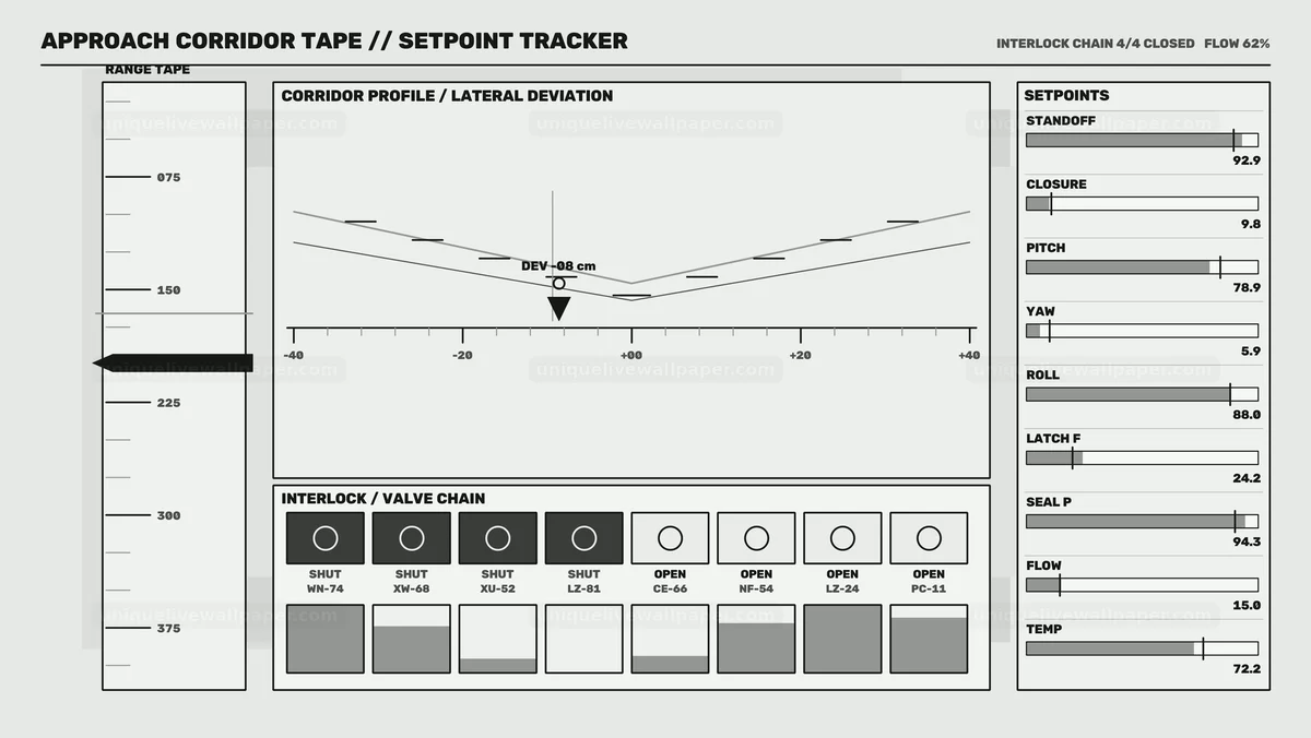 Space Docking Guidance Interface Seamless Loop