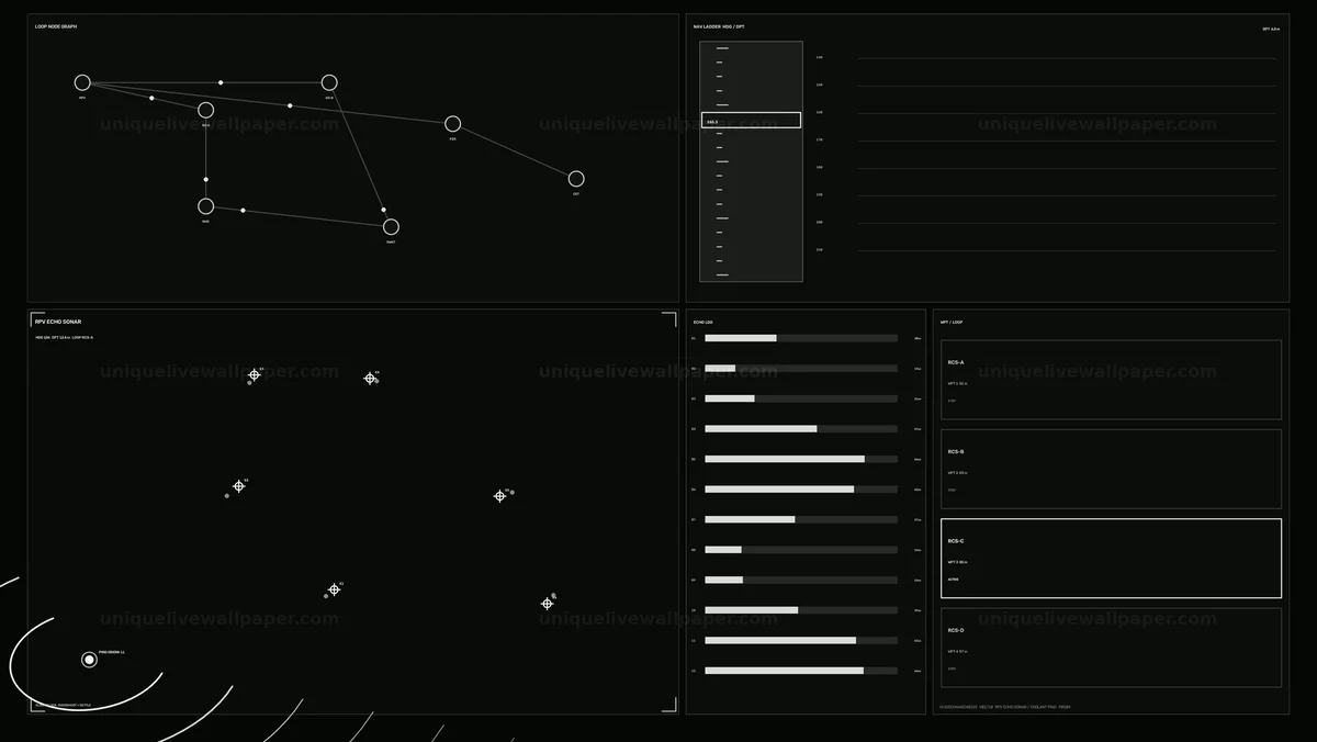 Reactor Shutdown Monitoring HUD Seamless Loop