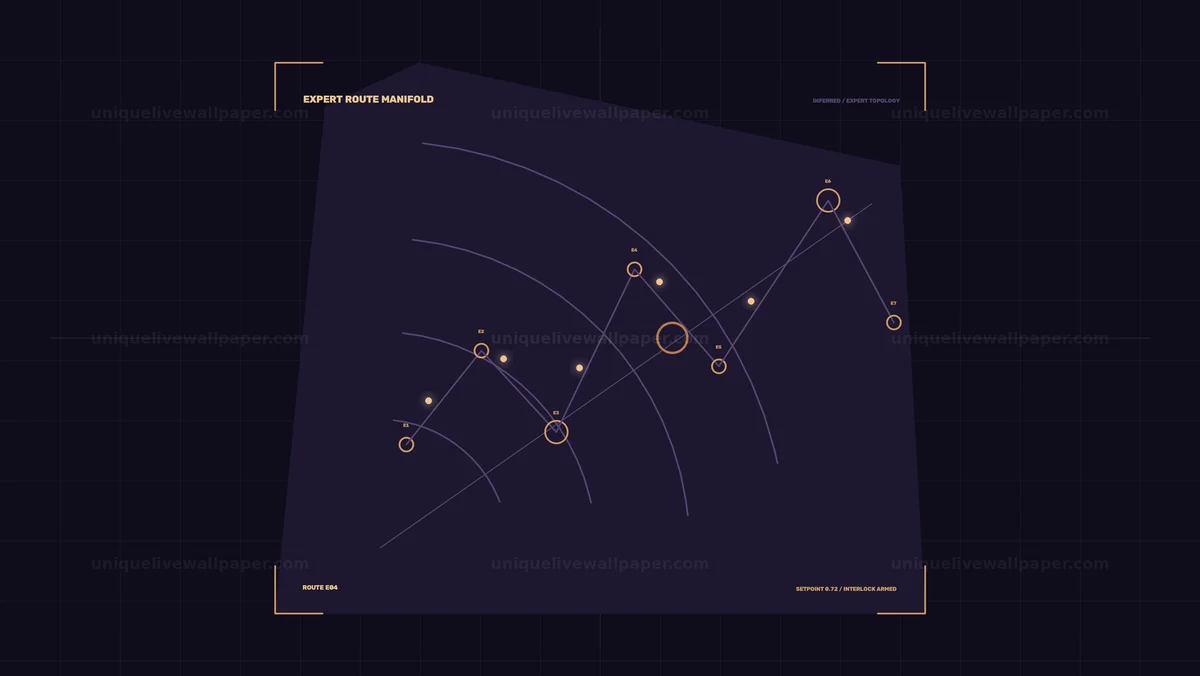 AI Inference Control Screen Route Manifold Seamless Loop
