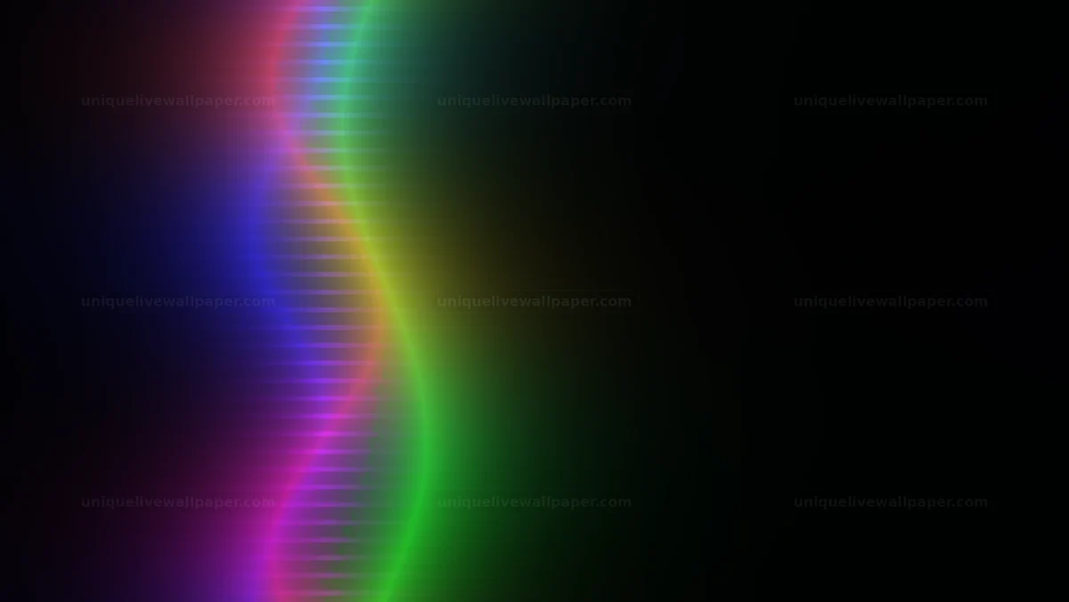 Colorful Glitch Light Leak Loop — Colorful glitch light leak creates d