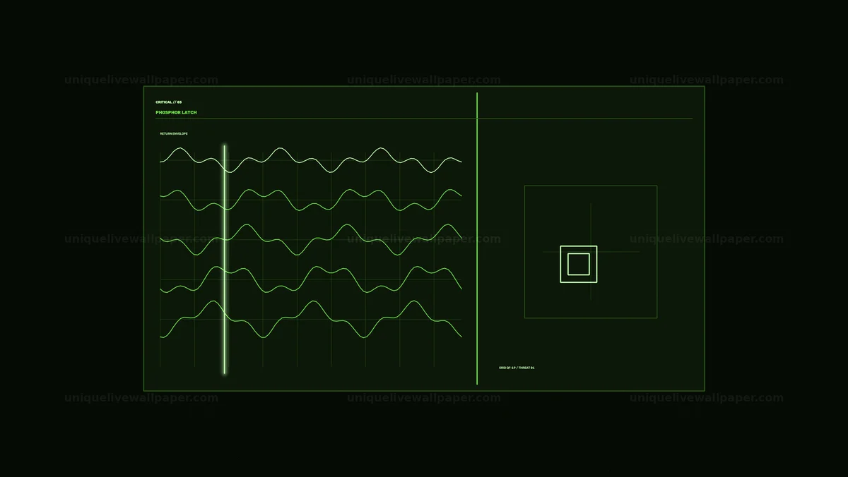 Watermarked thumbnail for Critical Warning Radar System HUD Seamless Loop