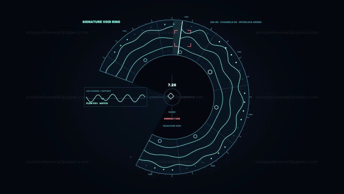 Anomaly Detection Interface HUD Seamless Loop