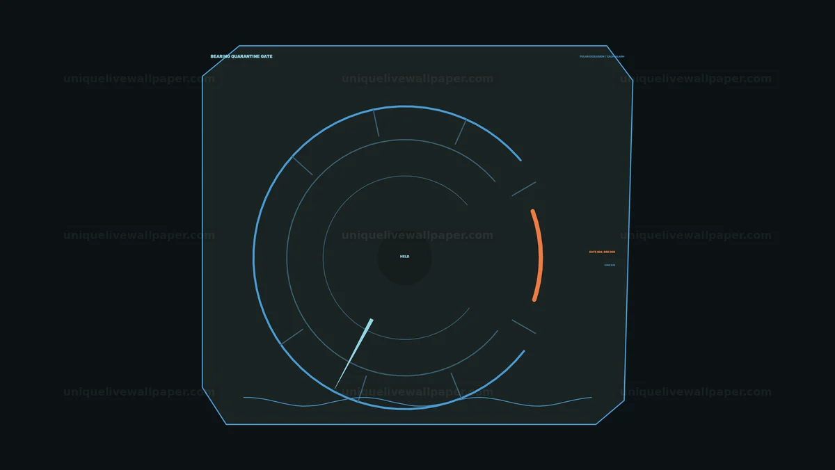 Defense Border Surveillance Dashboard Seamless Loop