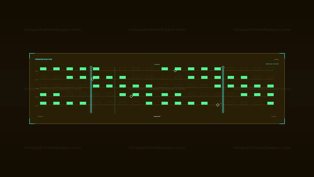 Defense Infrastructure Monitoring HUD Seamless Loop