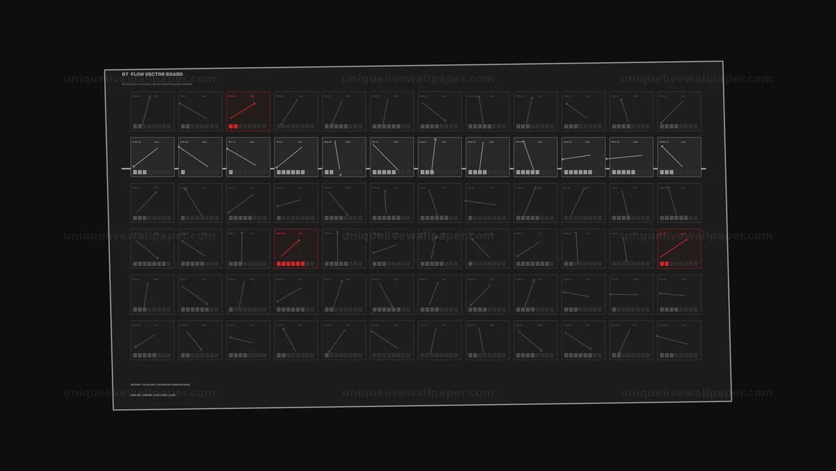 Flow Vector Monitoring HUD Seamless Loop