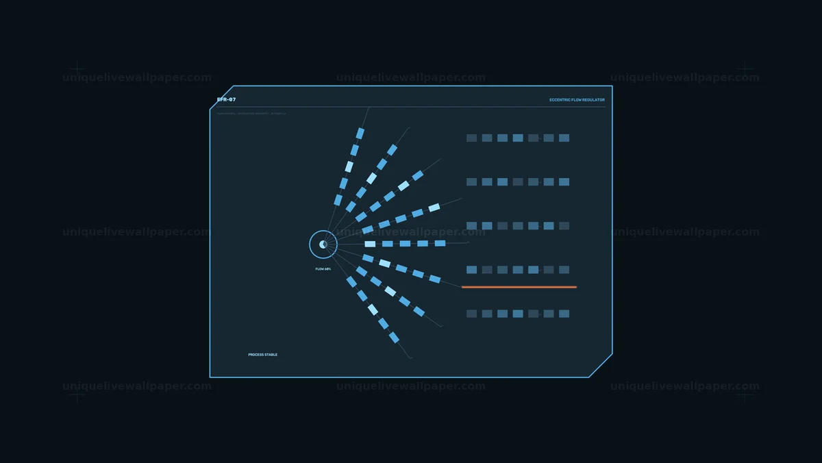 Watermarked thumbnail for Industrial Flow Telemetry Dashboard Seamless Loop