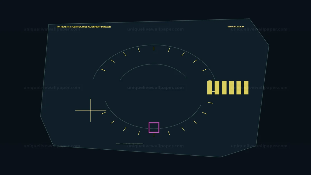 Watermarked thumbnail for Photovoltaic System Health Monitor HUD Seamless Loop
