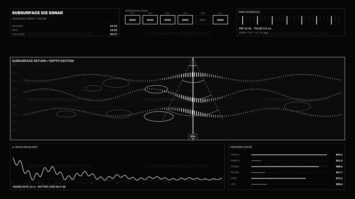 Watermarked thumbnail for Lunar Subsurface Ice Sonar HUD Seamless Loop