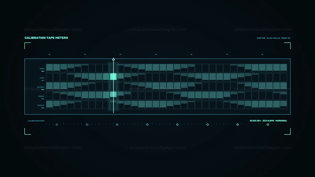 Watermarked thumbnail for AI Confidence Score Calibration HUD Seamless Loop