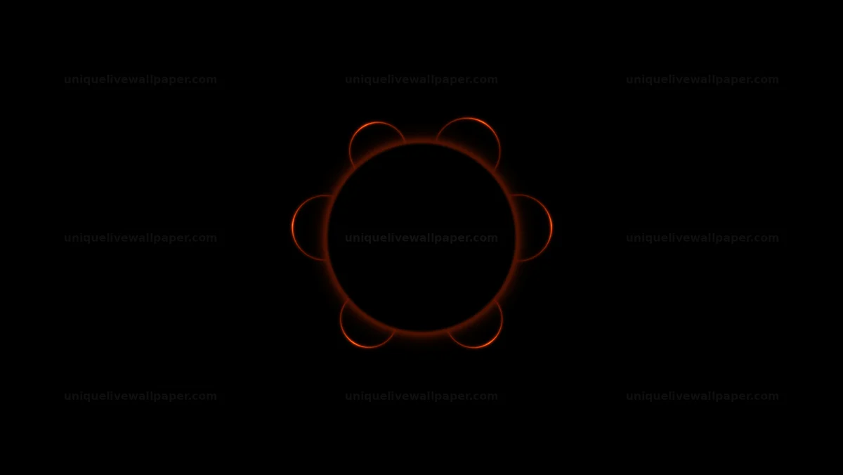 Watermarked thumbnail for Eclipse Black Disk Light Burst Seamless Loop