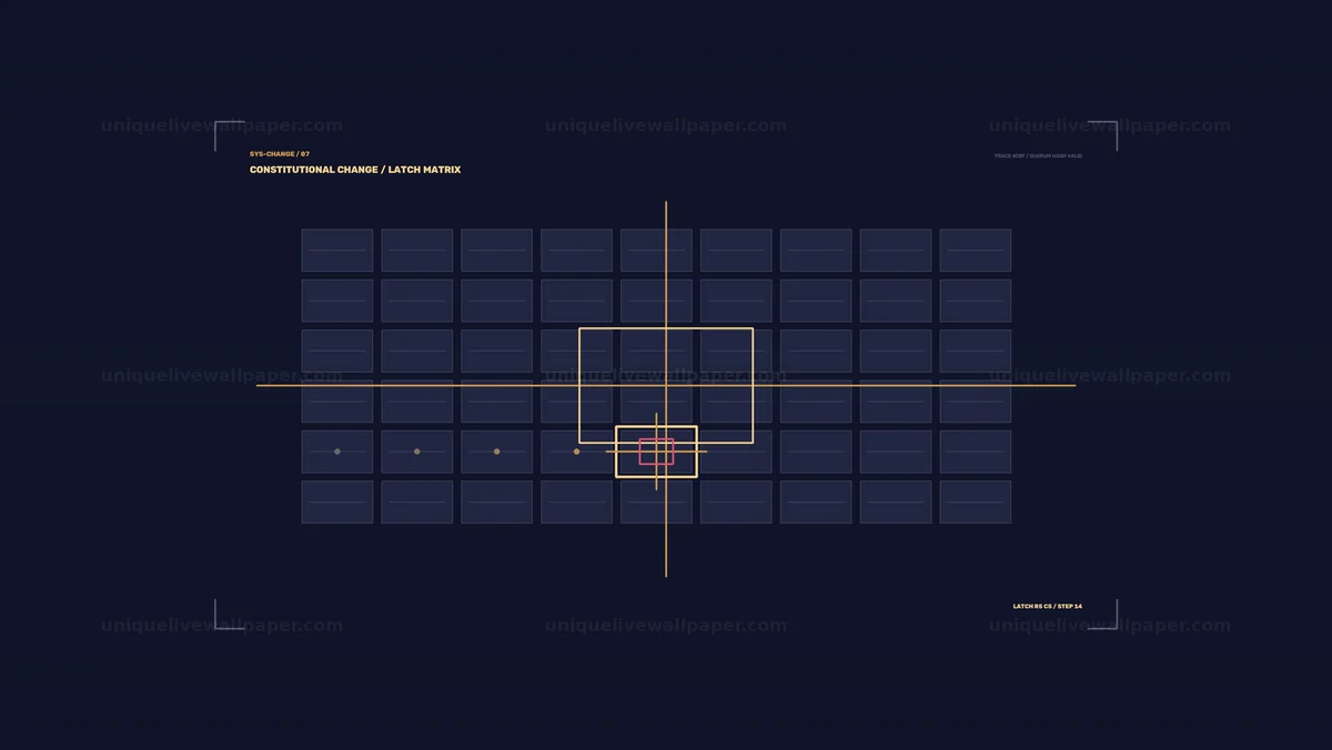 Government System Change Data Visualization HUD Seamless Loop