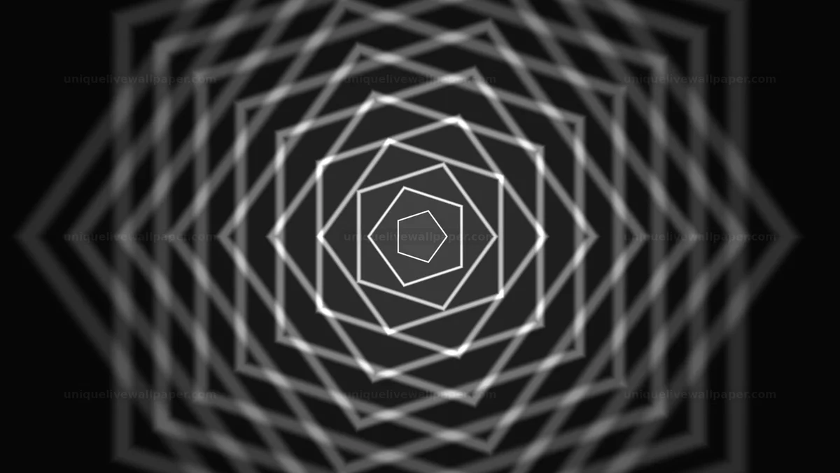 Watermarked thumbnail for Monochrome Centered Vortex Background Seamless Loop