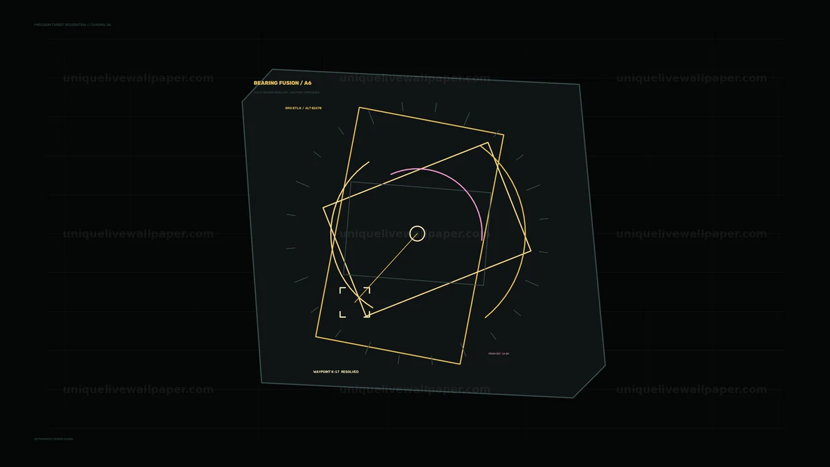 Precision Target Recognition HUD Seamless Loop