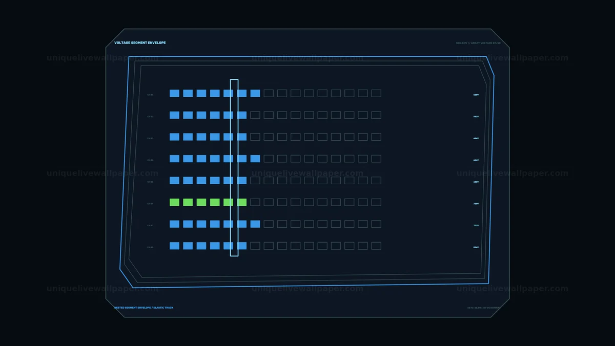 Array Voltage Monitor HUD Seamless Loop