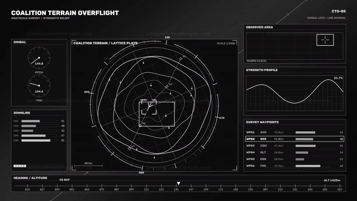 Watermarked thumbnail for Coalition Campaign Tracking HUD Seamless Loop