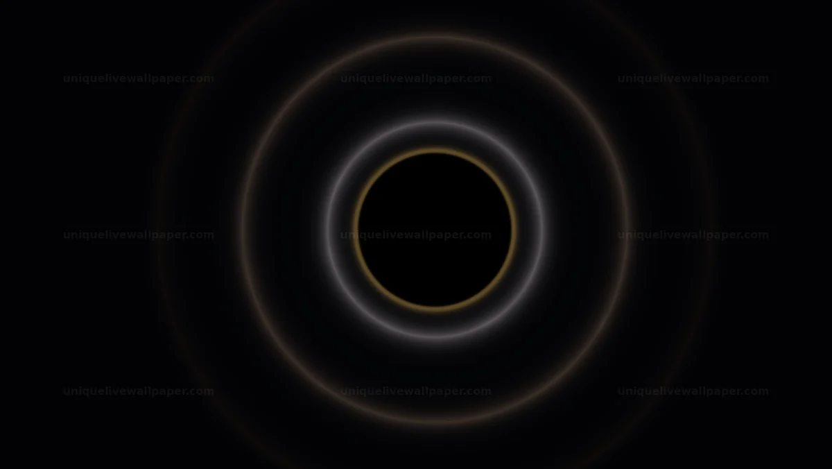 Watermarked thumbnail for Abstract Golden Eclipse Rings Seamless Loop