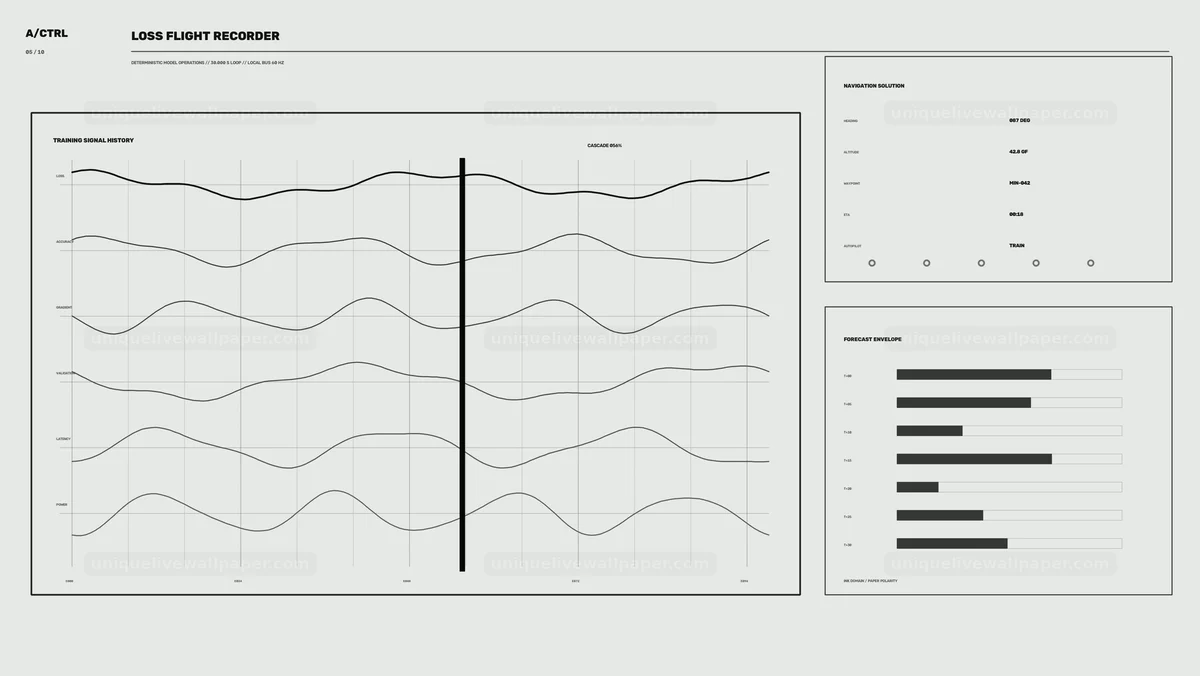 Watermarked thumbnail for AI Algorithm Performance Control Panel Seamless Loop