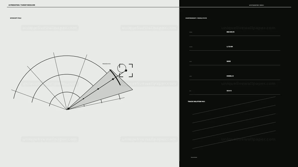AI Prediction Targeting Analytics HUD Seamless Loop