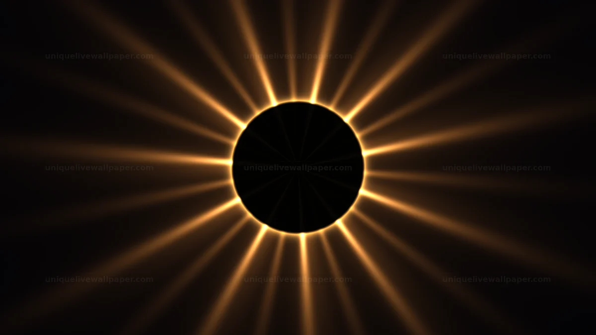 Watermarked thumbnail for Eclipse Dark Sun Energy Background Seamless Loop