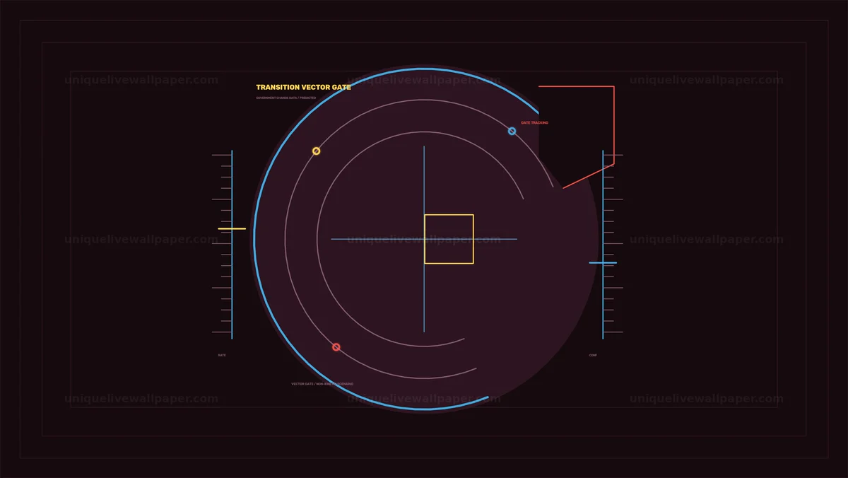 Government Change Data Visualization HUD Seamless Loop