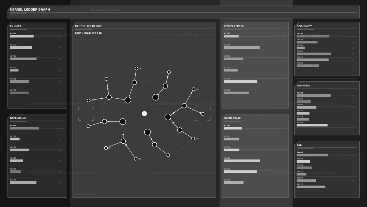 AI Algorithm Control Panel Node Graph Seamless Loop