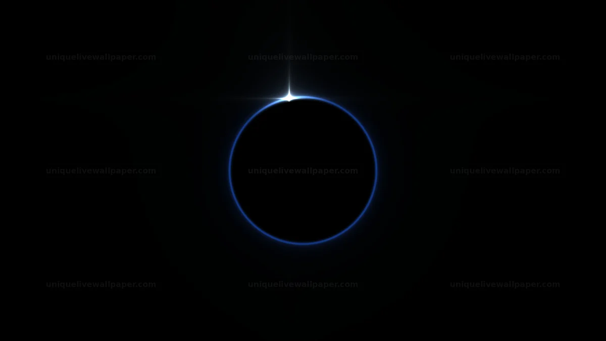 Watermarked thumbnail for Eclipse Black Disk Light Burst Seamless Loop