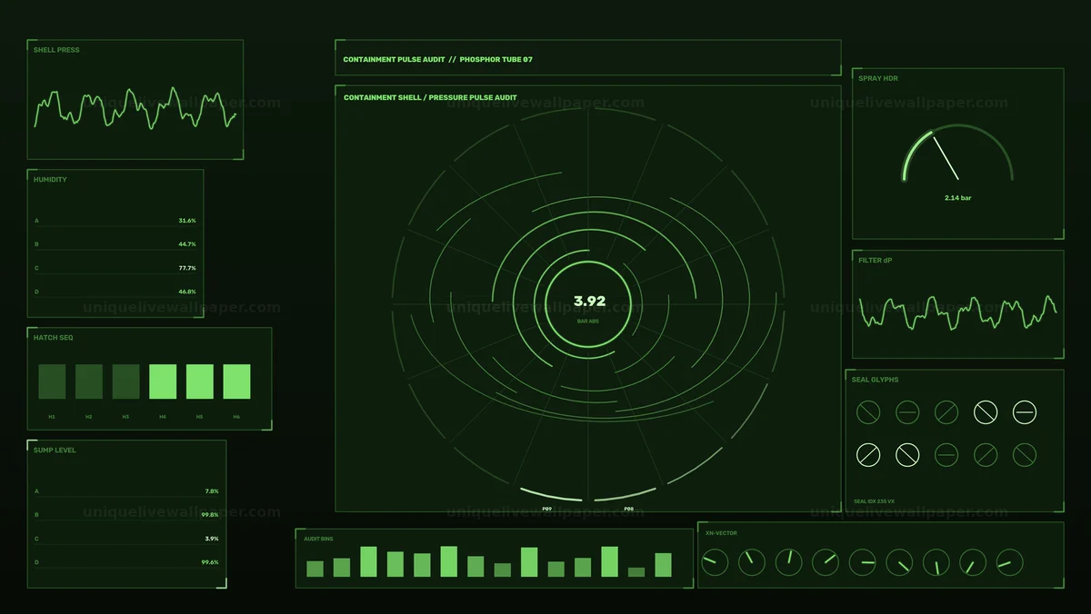 Industrial Control HUD Seamless Loop