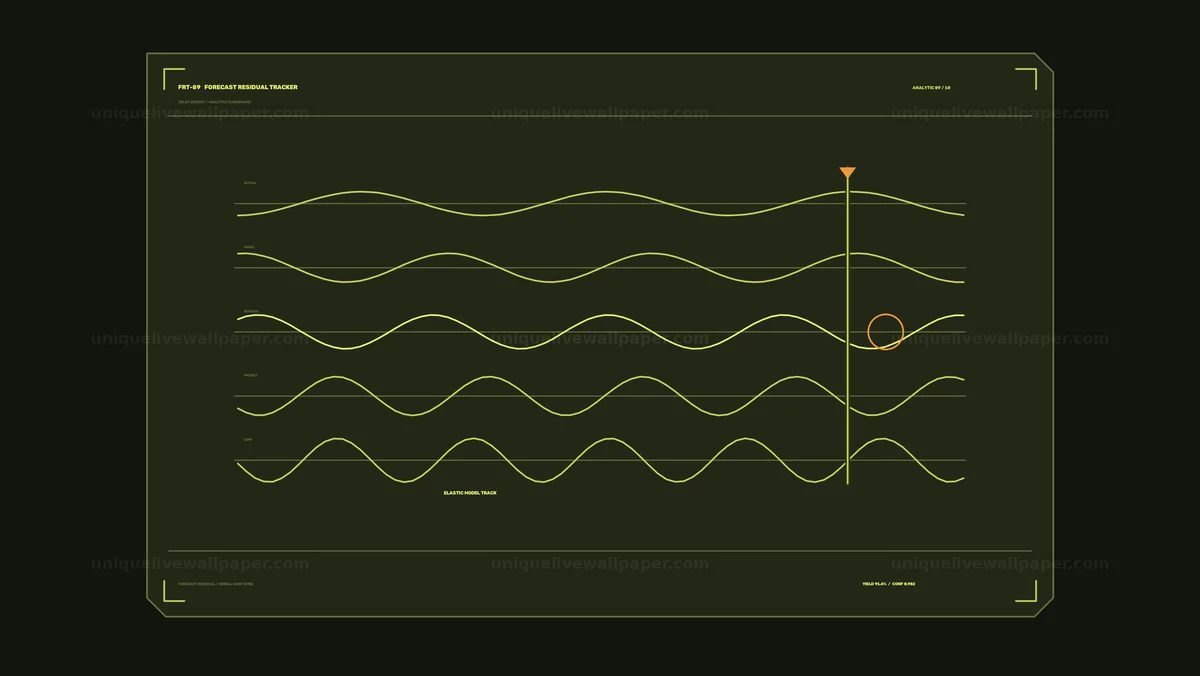 Solar Energy Forecast Tracker Dashboard Seamless Loop