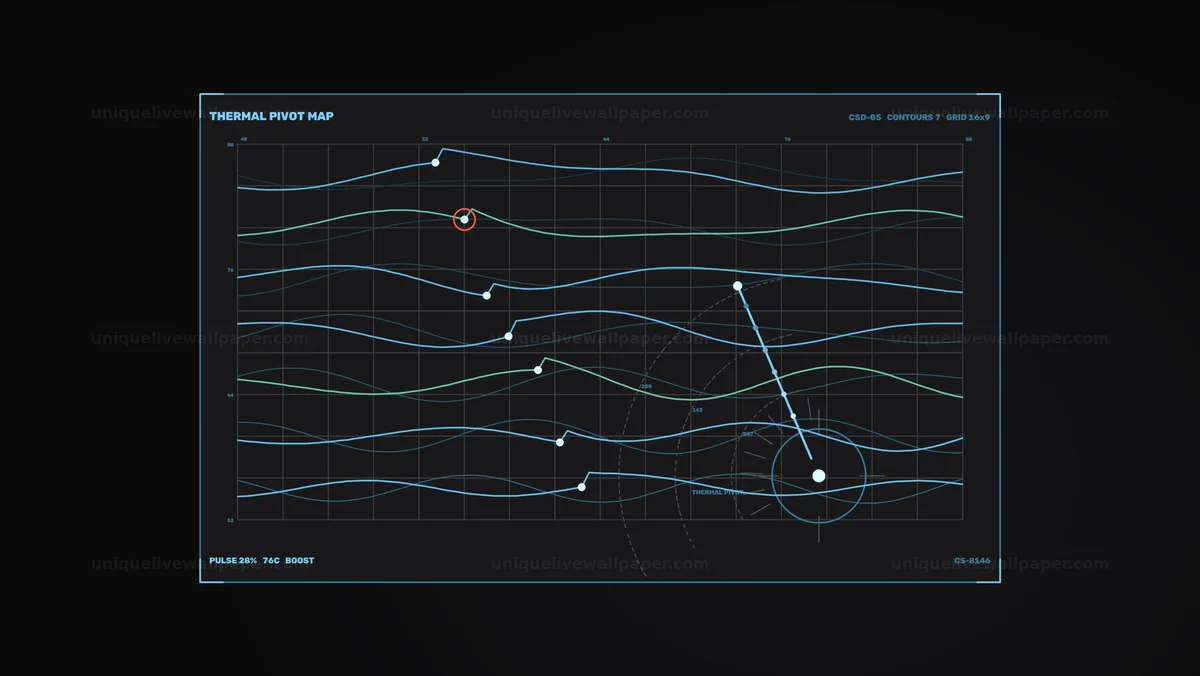 Watermarked thumbnail for Thermal Data Analysis HUD Seamless Loop