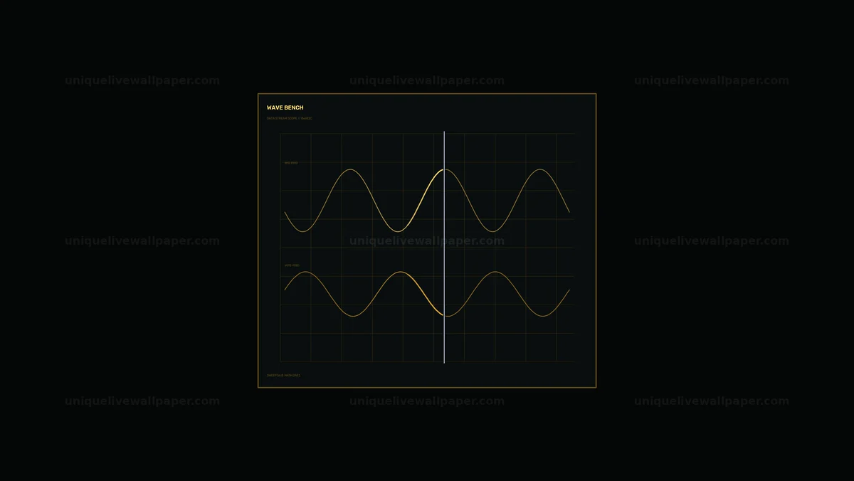 Waveform Data Interface HUD Seamless Loop
