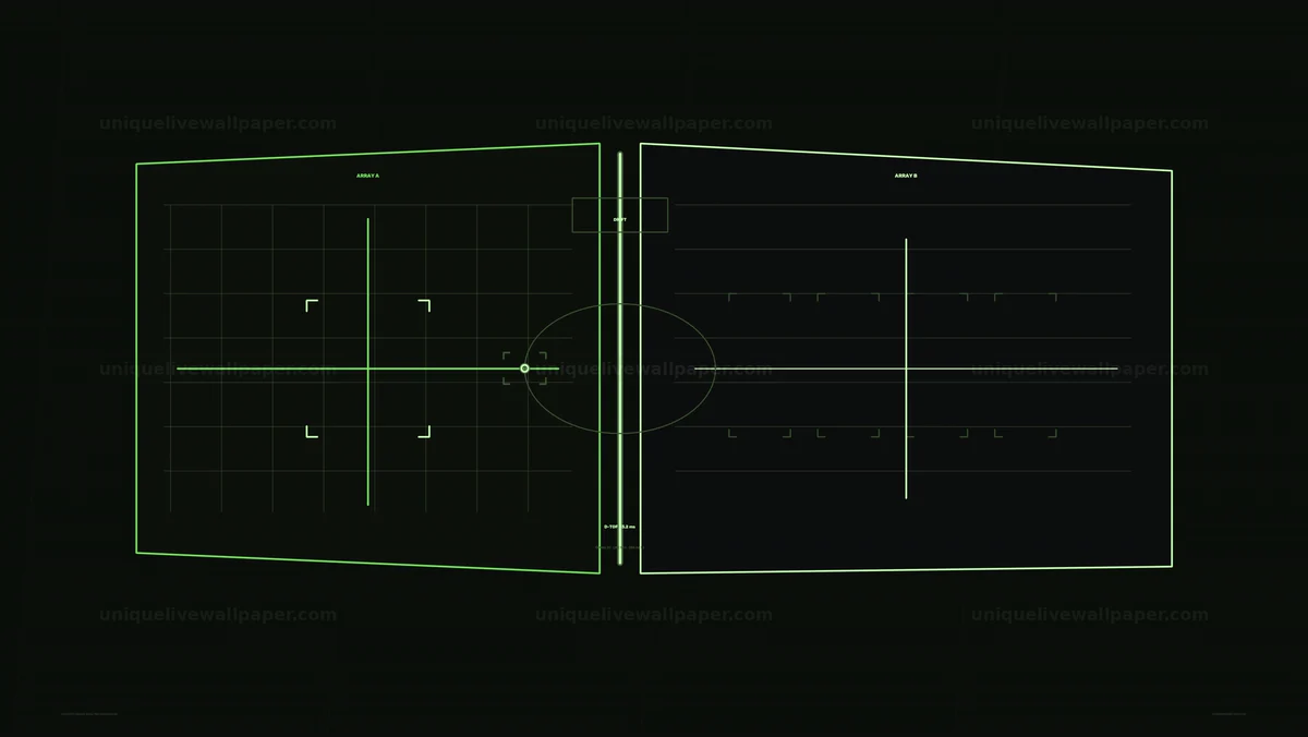 Acoustic Range Analysis HUD Seamless Loop
