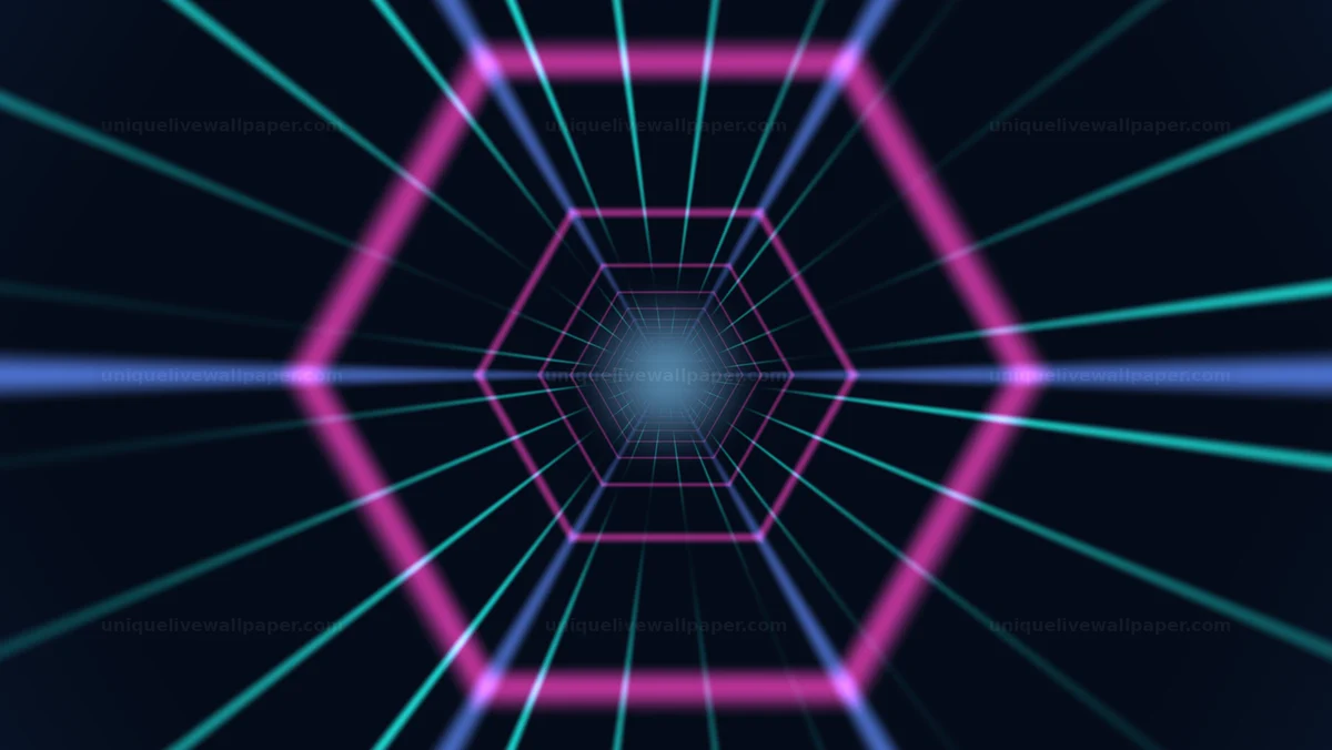 Cosmic Light Tunnel Background Seamless Loop