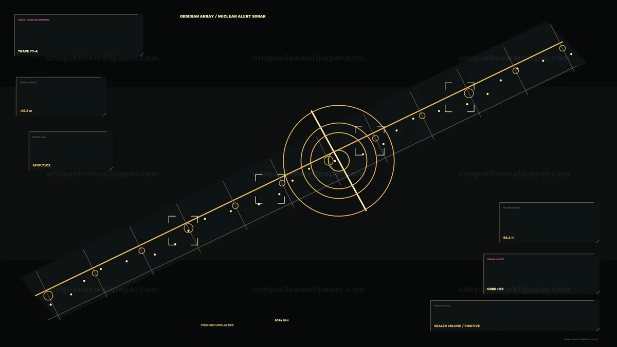 Watermarked thumbnail for Sonar Tracking HUD Interface Seamless Loop