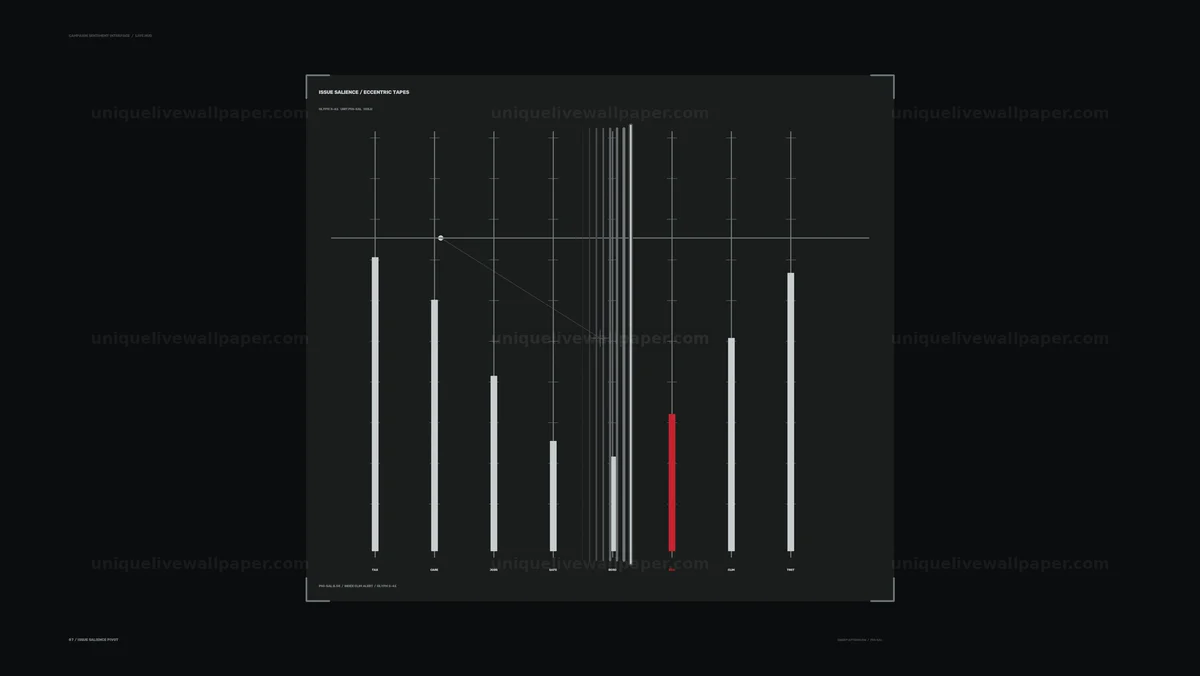 Campaign Sentiment Analytics HUD Seamless Loop