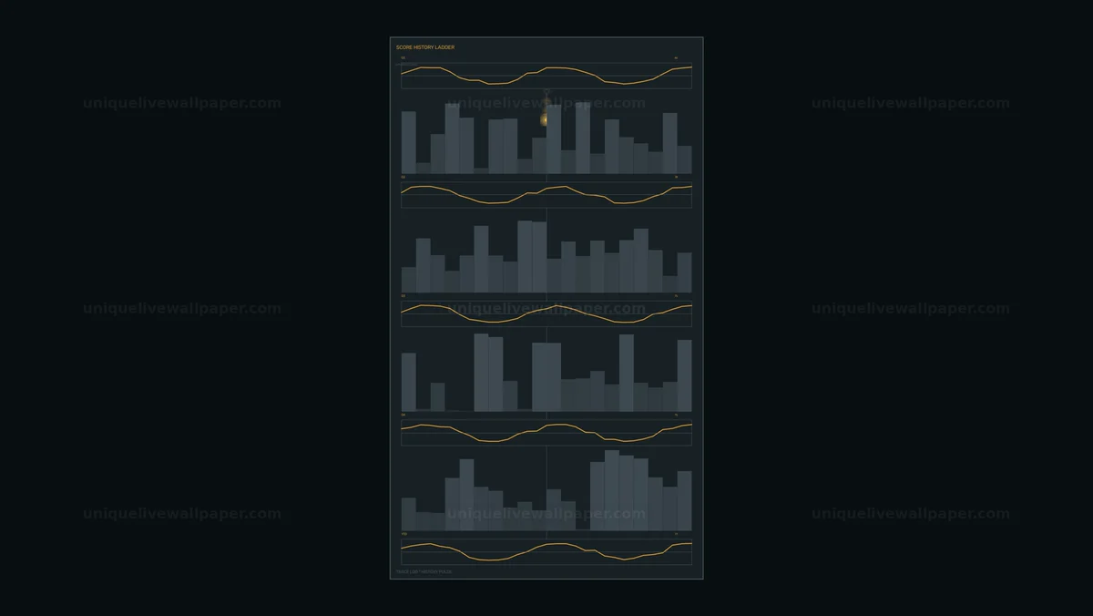 Score History Data HUD Dashboard Seamless Loop