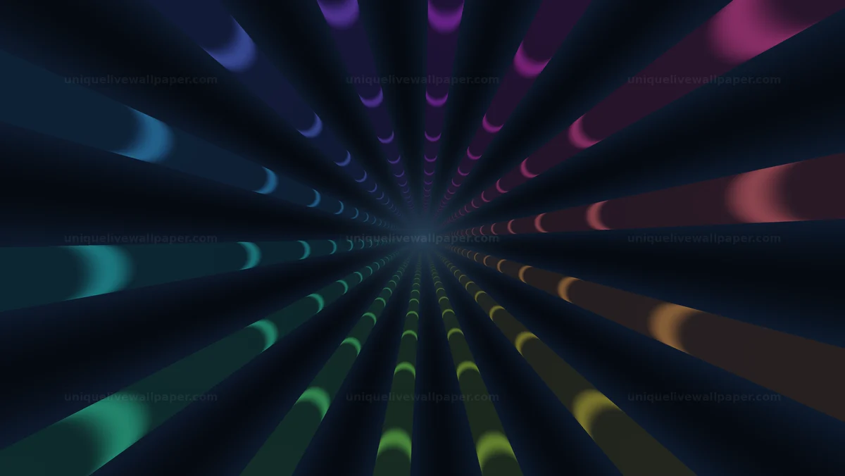 Abstract Neon Tube Flight Background Seamless Loop