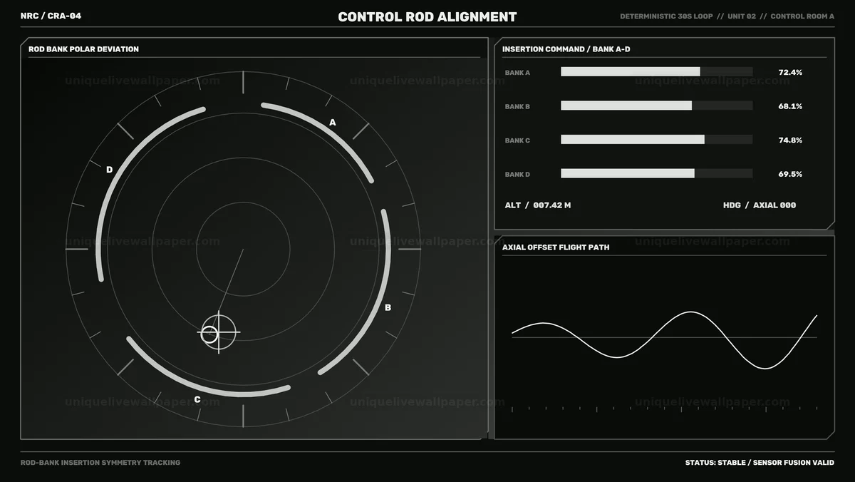 Watermarked thumbnail for Nuclear Reactor Control Rod HUD Seamless Loop