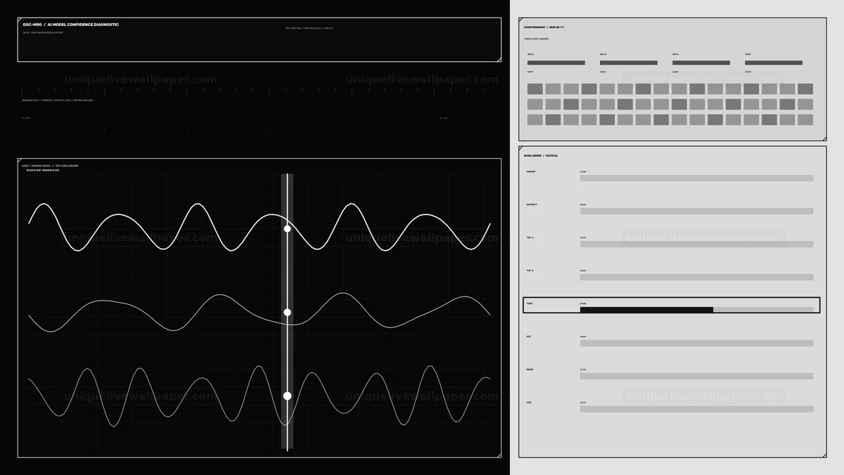 Watermarked thumbnail for AI Model Confidence Diagnostic HUD Seamless Loop