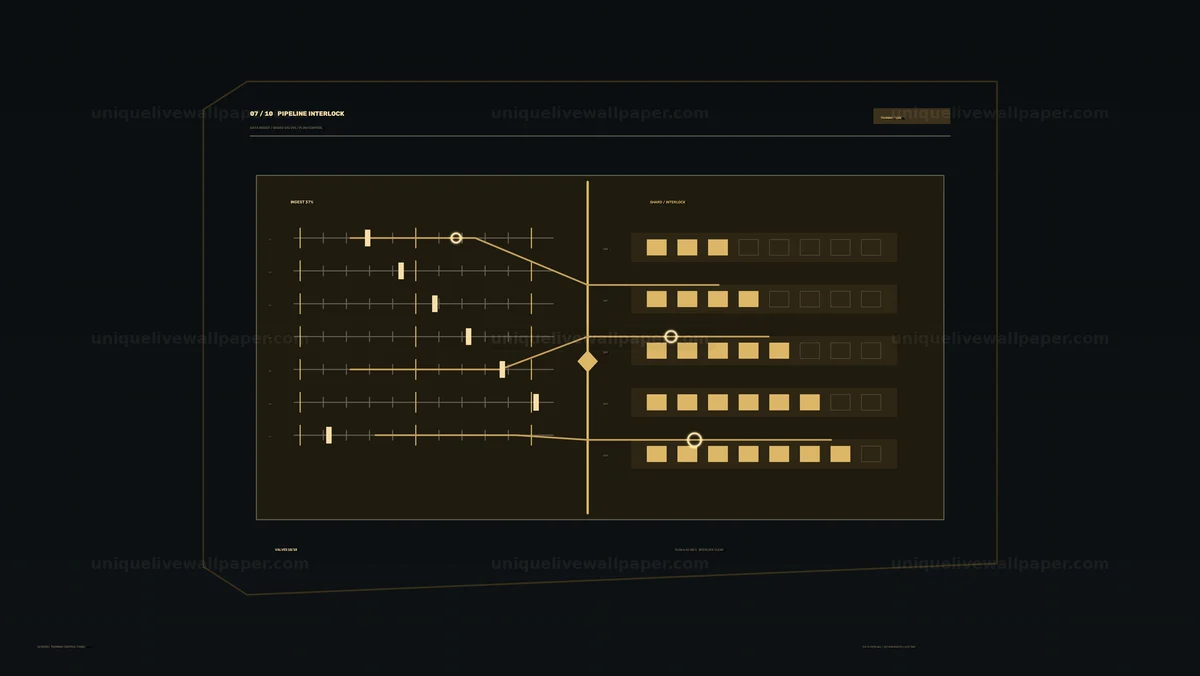 Watermarked thumbnail for Data Processing Control Panel Seamless Loop