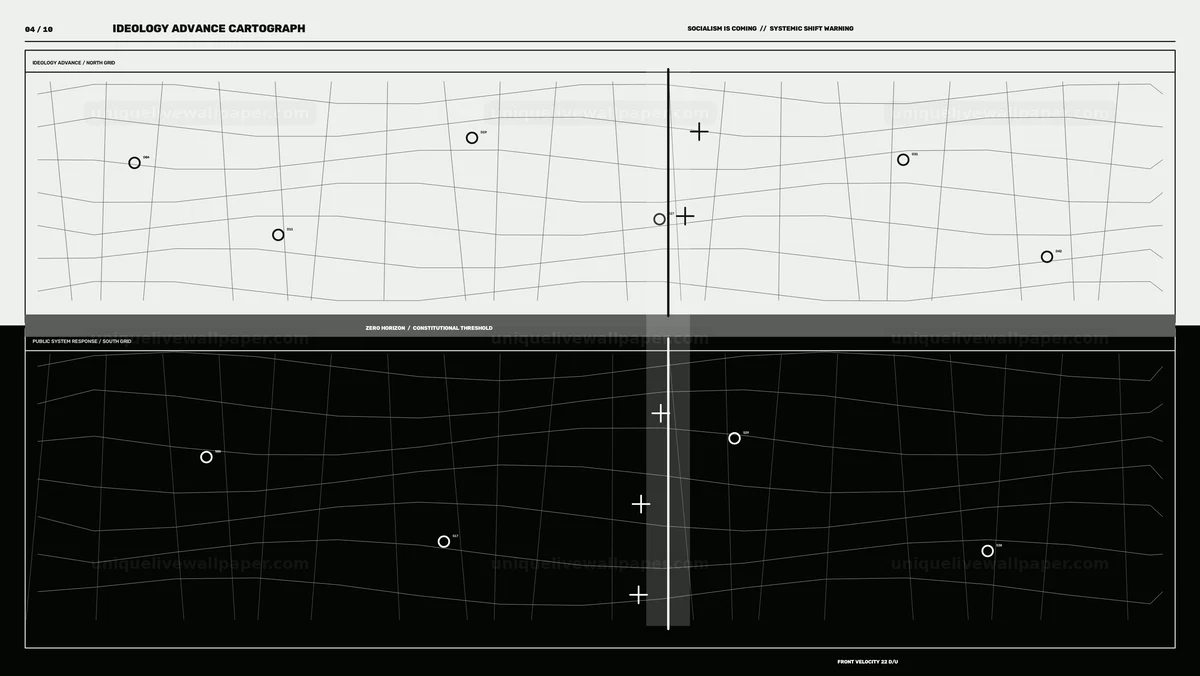 Watermarked thumbnail for Monochrome Political Warning Dashboard Seamless Loop