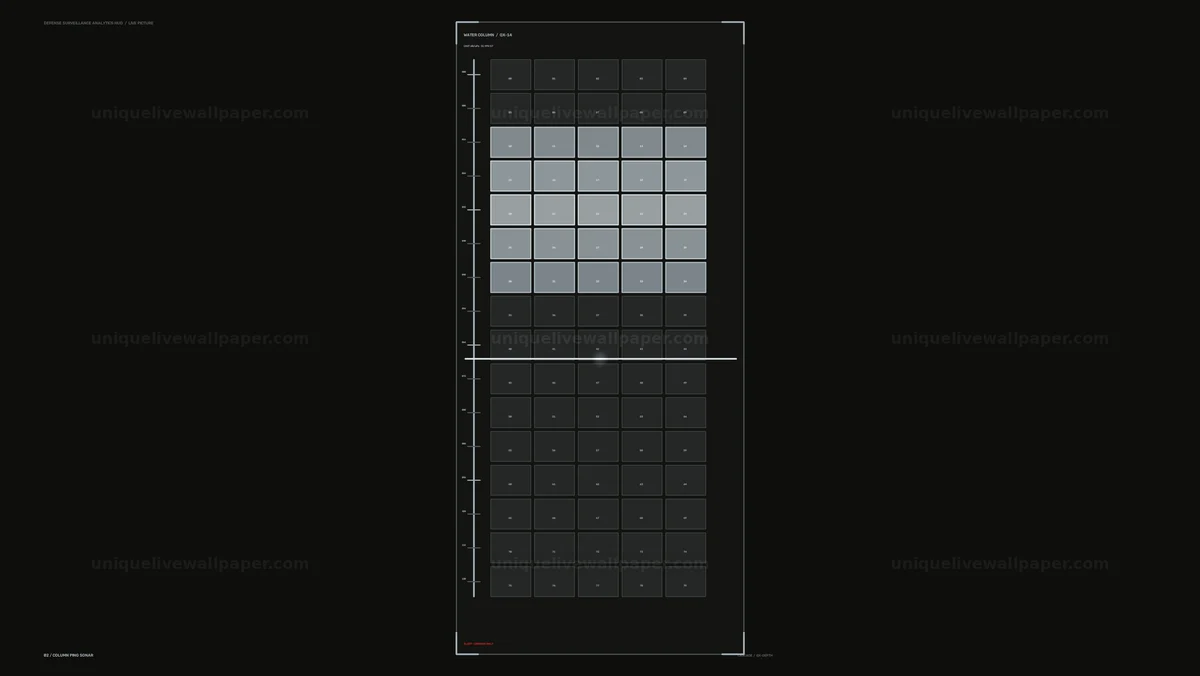 Defense Surveillance Analytics HUD Seamless Loop