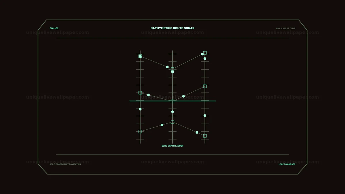 Watermarked thumbnail for Sci-Fi Spacecraft Navigation HUD Seamless Loop