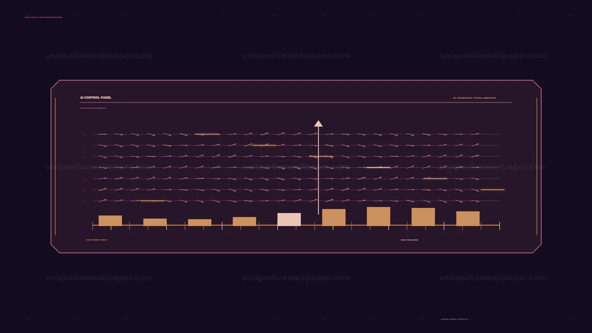 Watermarked thumbnail for AI Control Panel Data HUD Seamless Loop