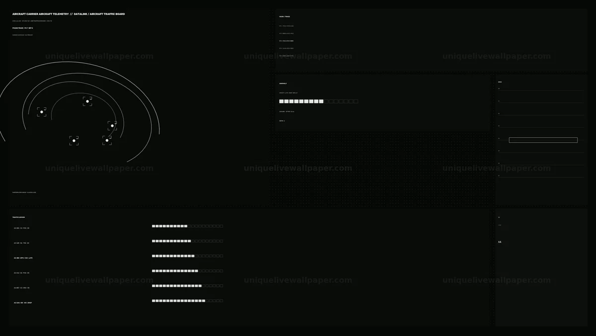 Watermarked thumbnail for Aircraft Carrier Aircraft Telemetry Dashboard HUD Seamless Loop