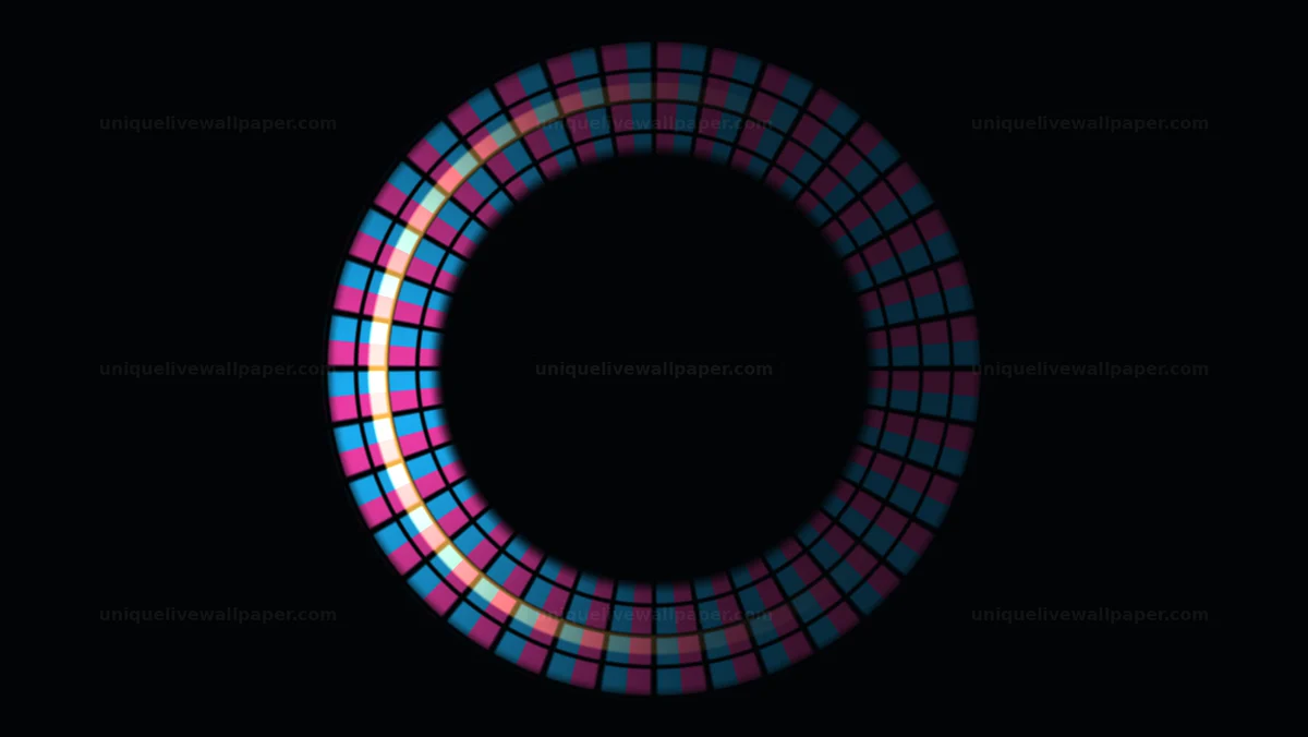 Watermarked thumbnail for Animated Geometric Mandala Ring Seamless Loop