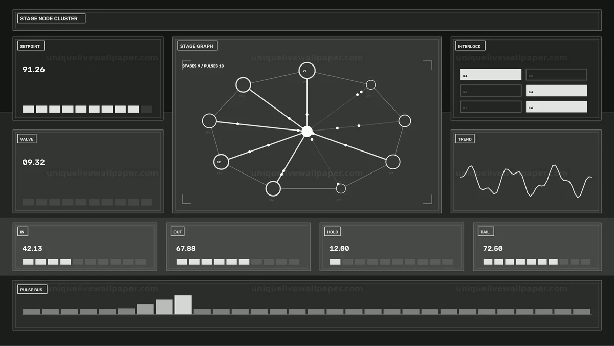 Watermarked thumbnail for Data Processing Operator HUD Seamless Loop